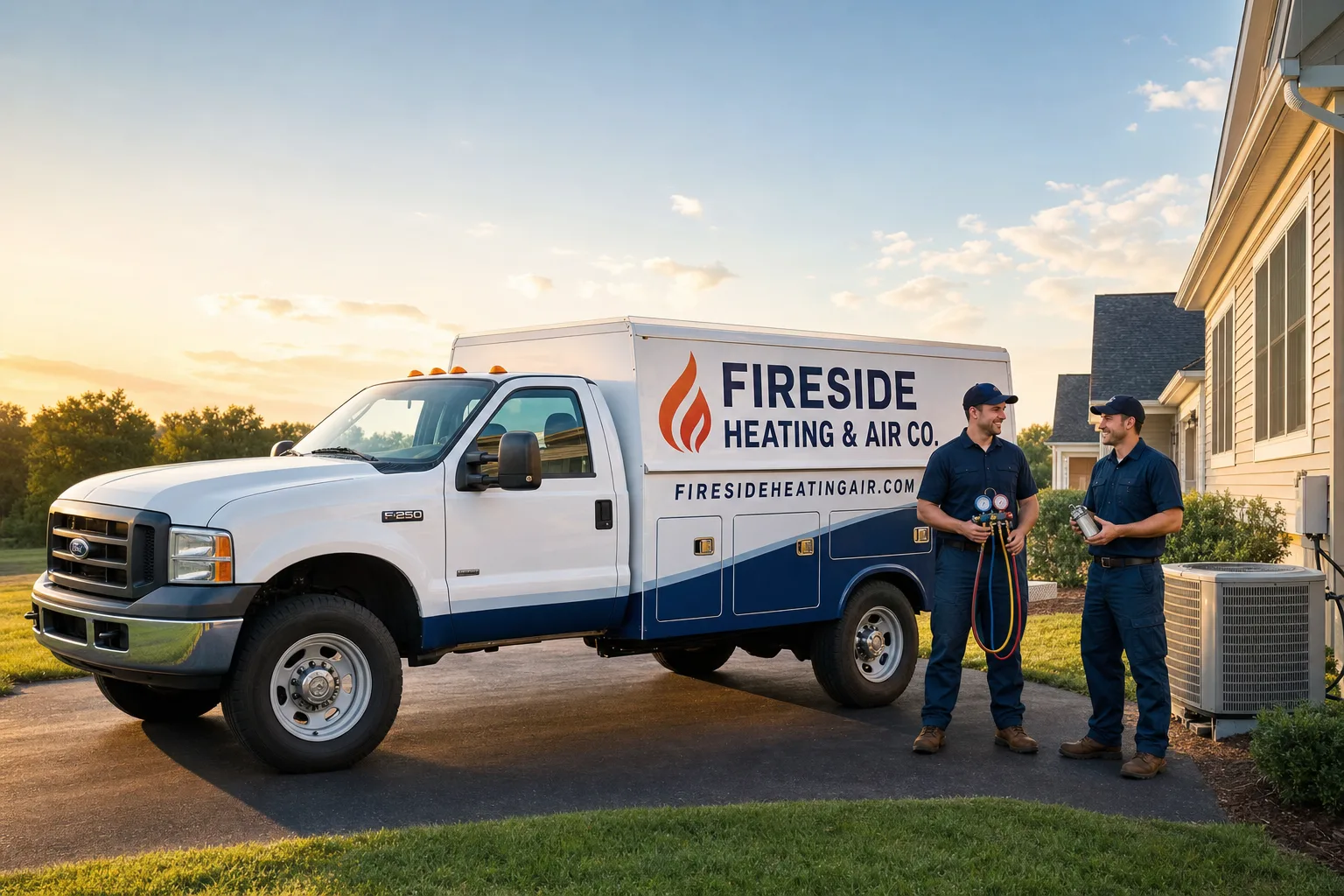 Fireside Heating & Air Co. hvac team